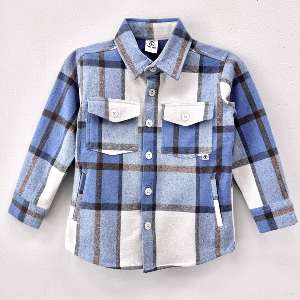 Toby Flannel Shacket | Blue