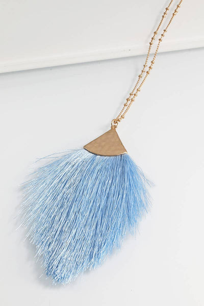 Tassel Pendant Long Necklace