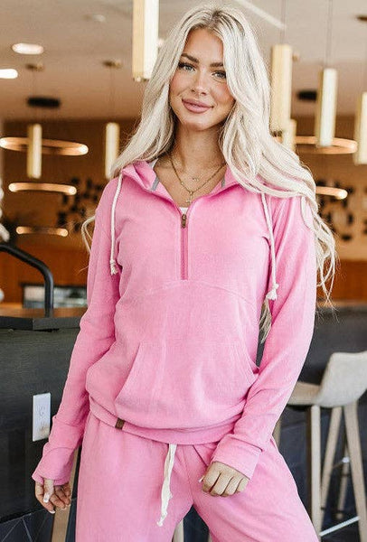 Pink Tulip | Half-Zip