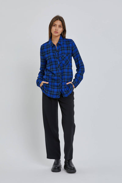 Kloe Classic Plaid Flannel Shirt