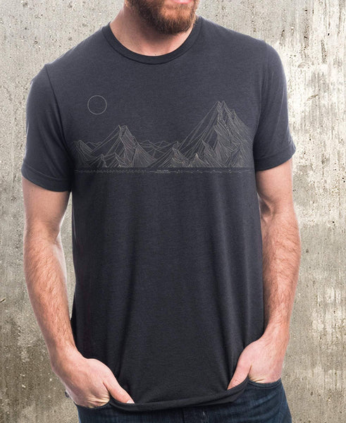 Mountain Range Mapping T-Shirt