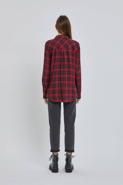 Kloe Classic Plaid Flannel Shirt