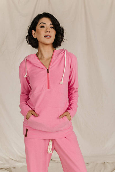 Pink Tulip | Half-Zip