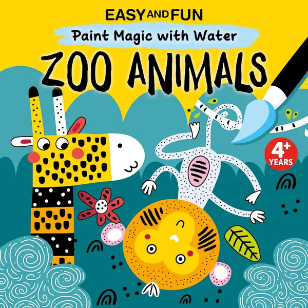 Painting Book | Paint Magic with Water | Zoo Animals