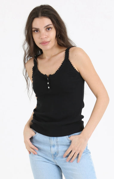 Lee Lace Cami / Black