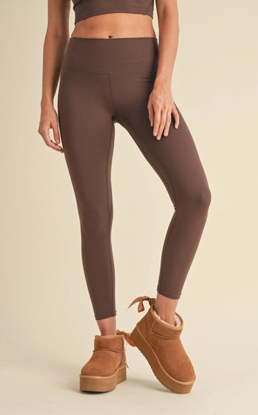 Performance High-Rise Legging | Chocolate