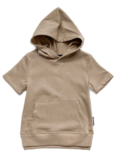 Lenox Hooded Sweatshirt Tee | Taupe