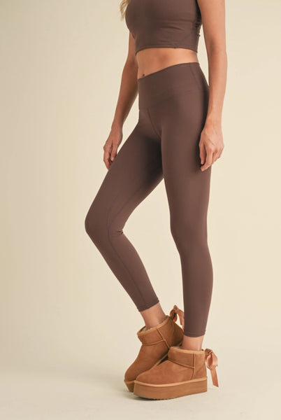 Performance High-Rise Legging | Chocolate