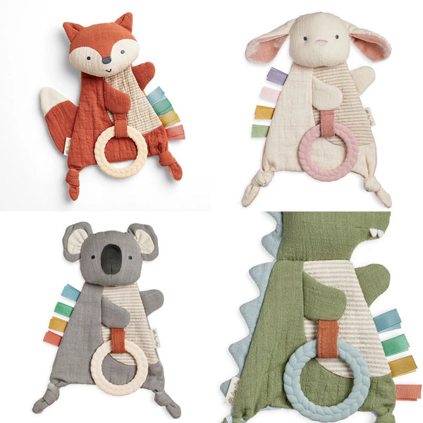 Bitzy Crinkle Toys | Bunny, Koala, Dino   & Fox